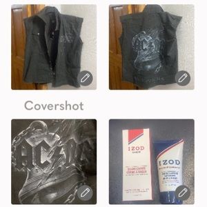 RARE Special Order=AC/DC🎶VEST+2 piece IZOD=shave cream+face cleanser